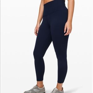 Lululemon navy align 25” size 4